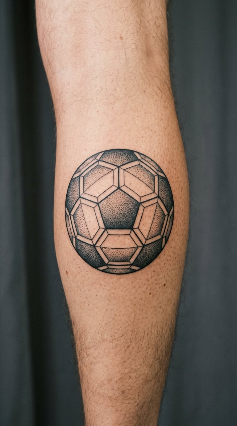 Soccer Ball Geometric Pattern