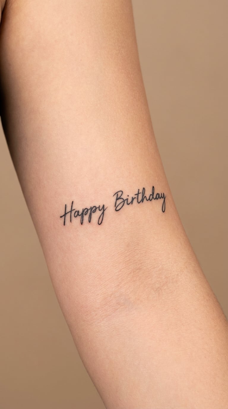 Handwritten Birthday Wish