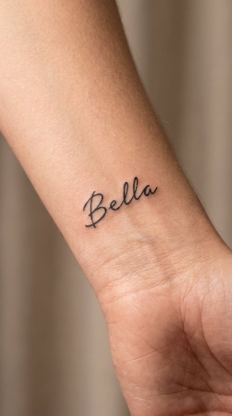 Handwritten Pet Name