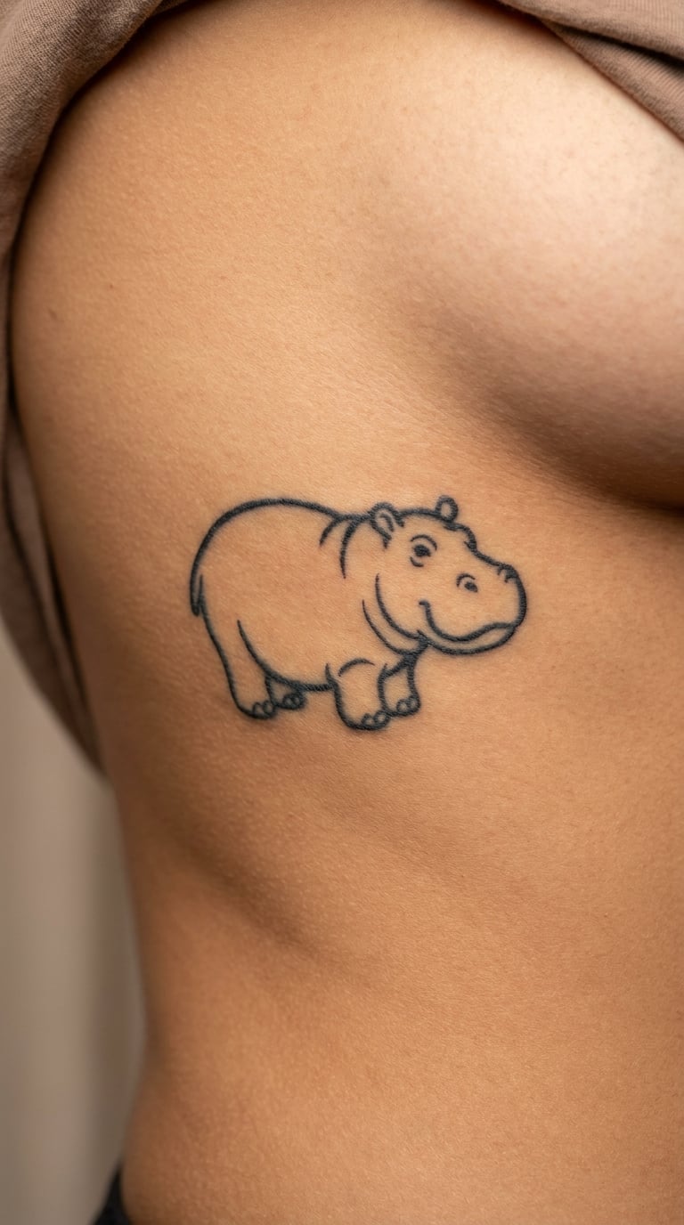 Chubby Hippo on the Rib