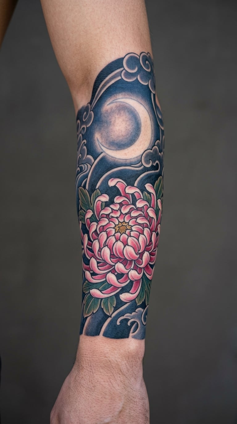 Chrysanthemum and Moon Sleeve