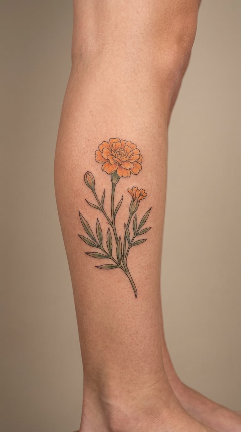 Marigold Branch on the Leg