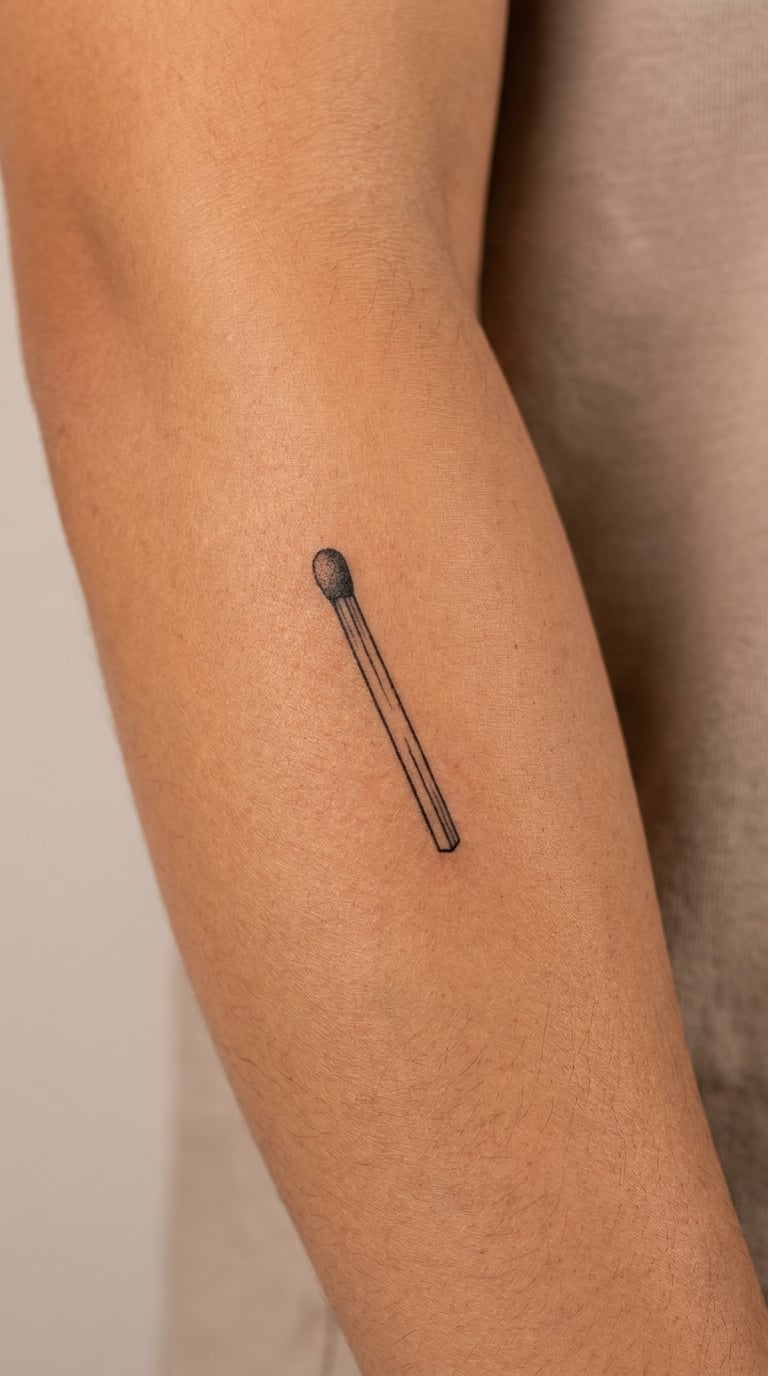 Single Matchstick Line