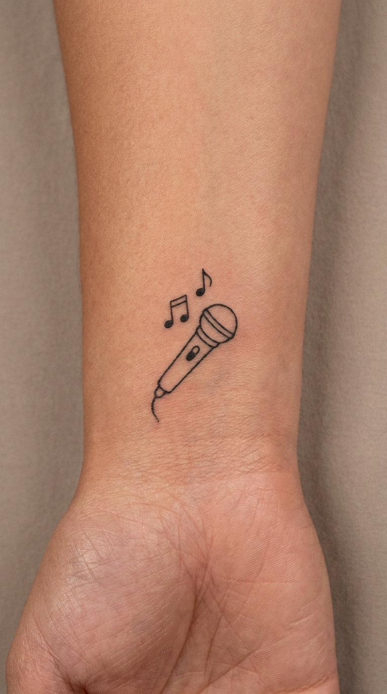 Karaoke Microphone With Two Notes