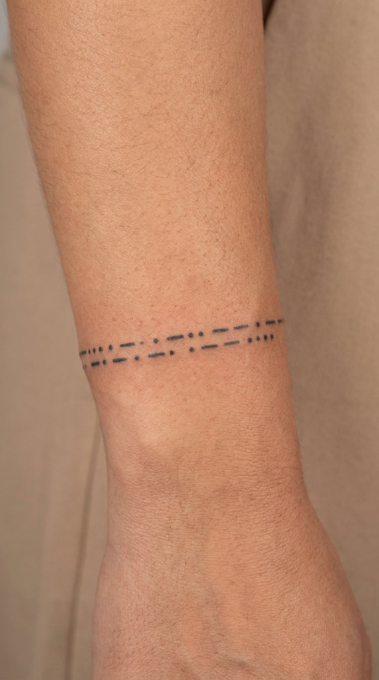 Morse Code Identification Line