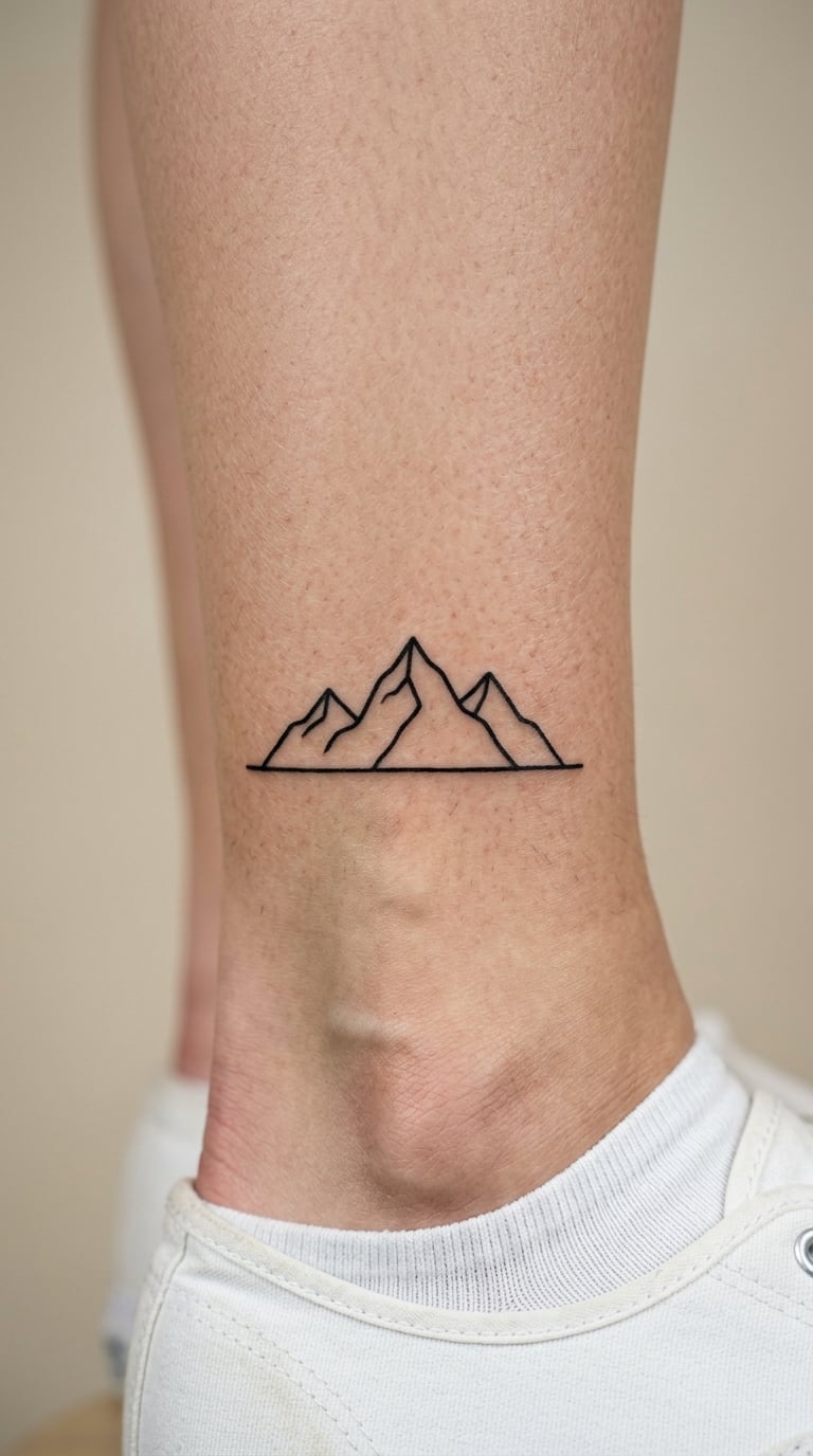 Minimal Mountain Peaks on the Ankle