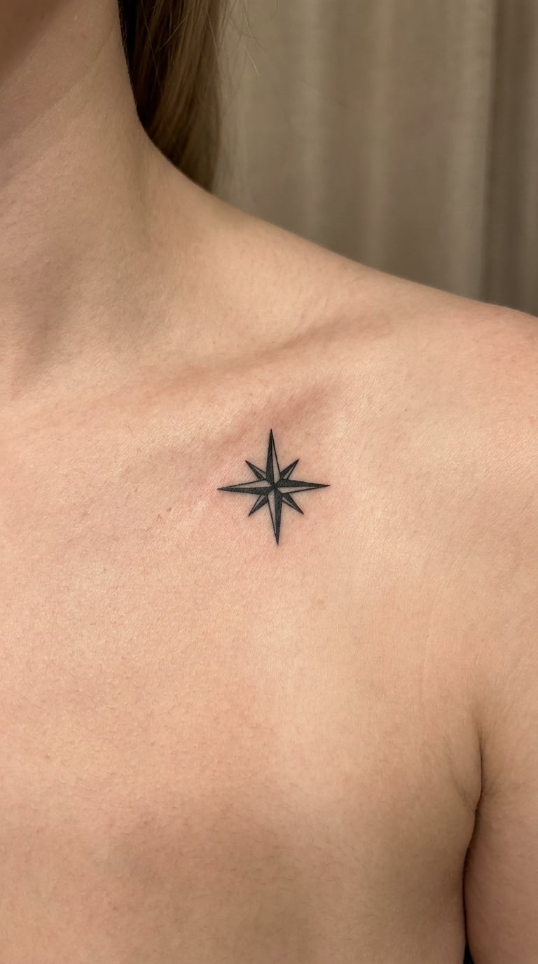Minimal North Star on the Collarbone