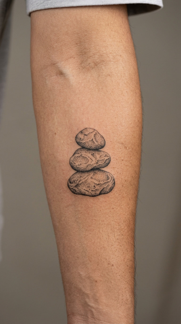 Stack of Imperfect Pebbles