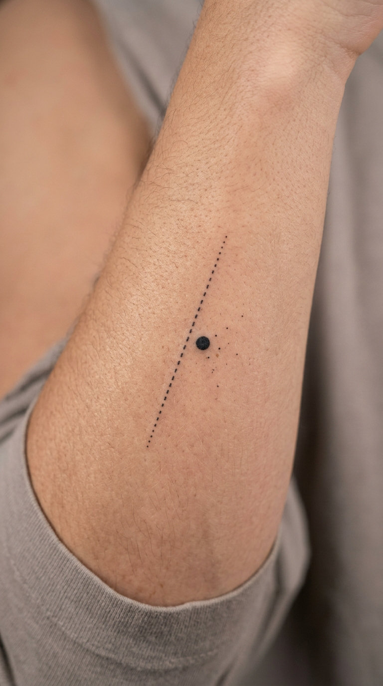 One Dot Advancing Through a Grid