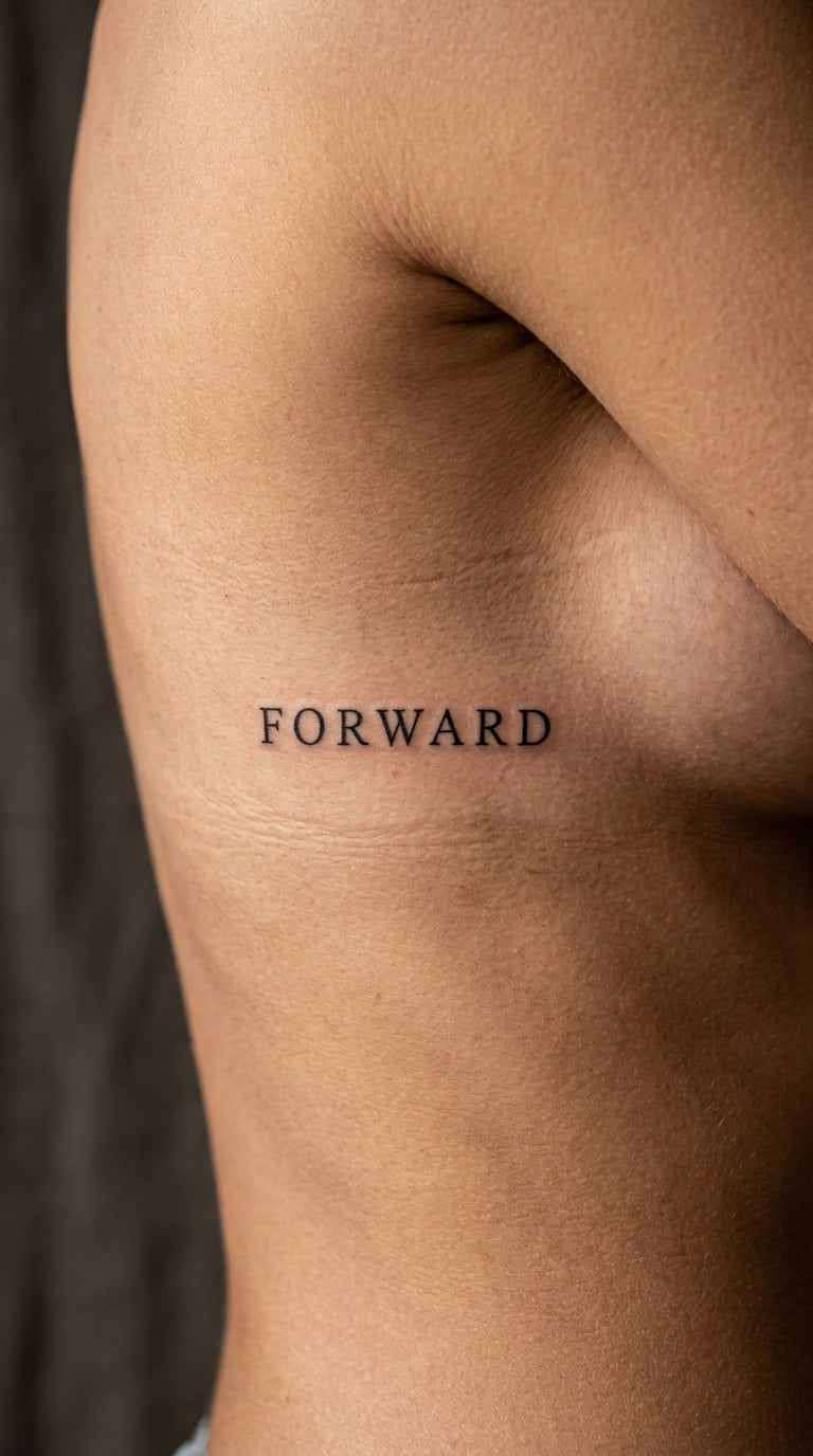 Stamped "Forward" on the Side of the Rib