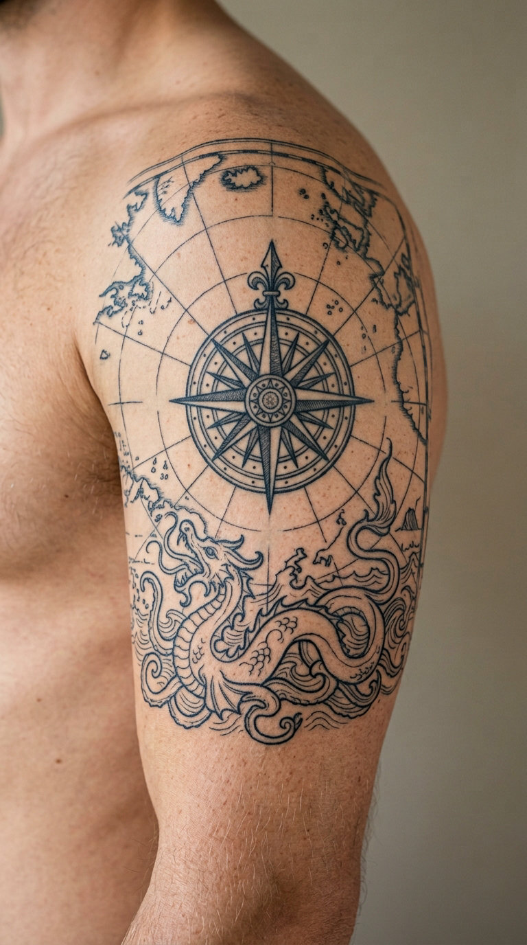 Grand Line Map Fragment