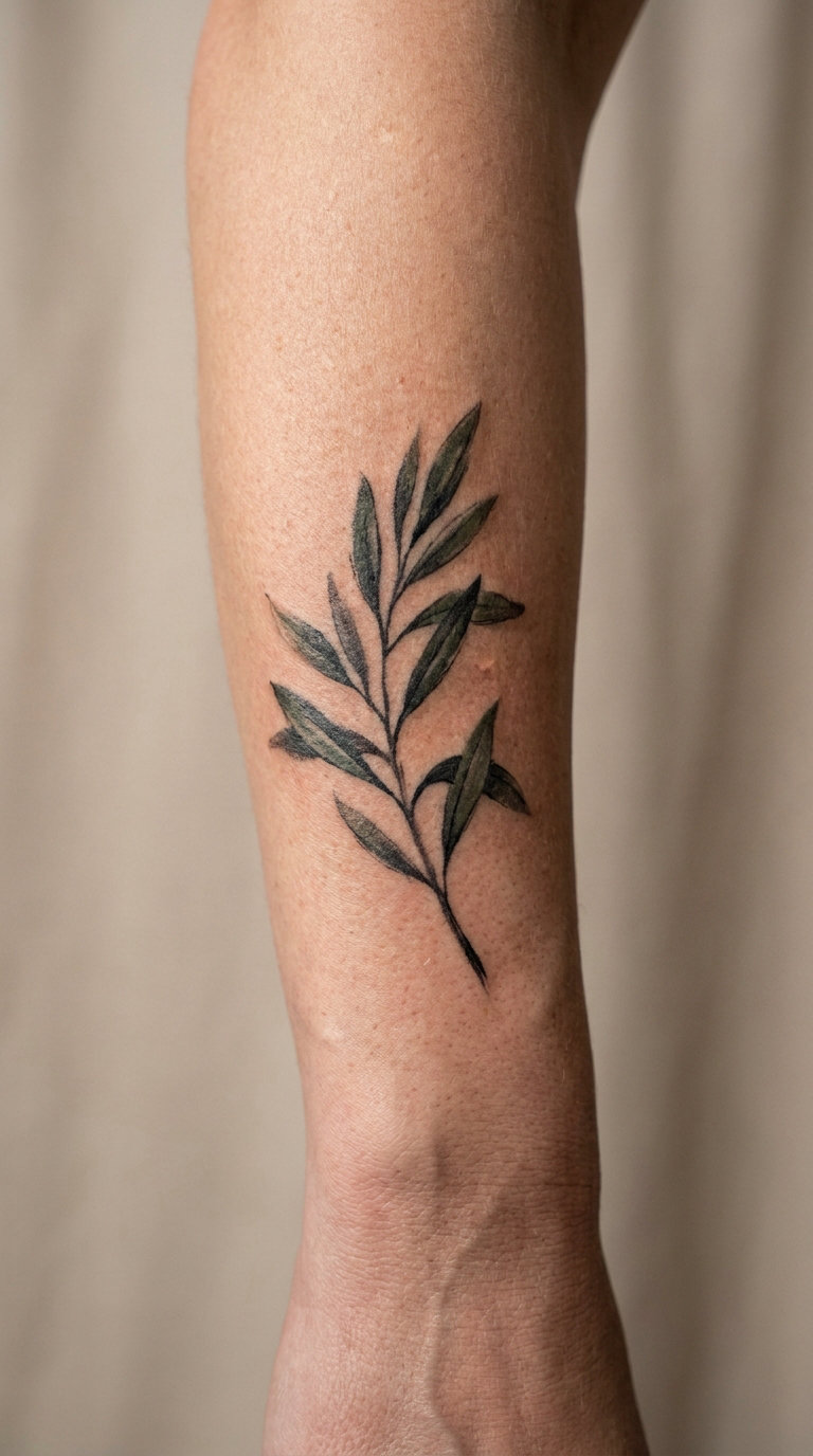 Loose Botanical Paintbrush Branch