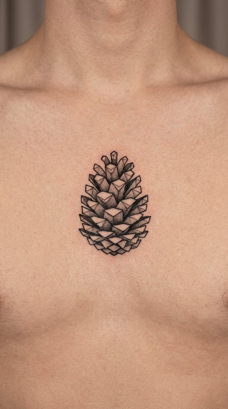 Geometric Pinecone Facets