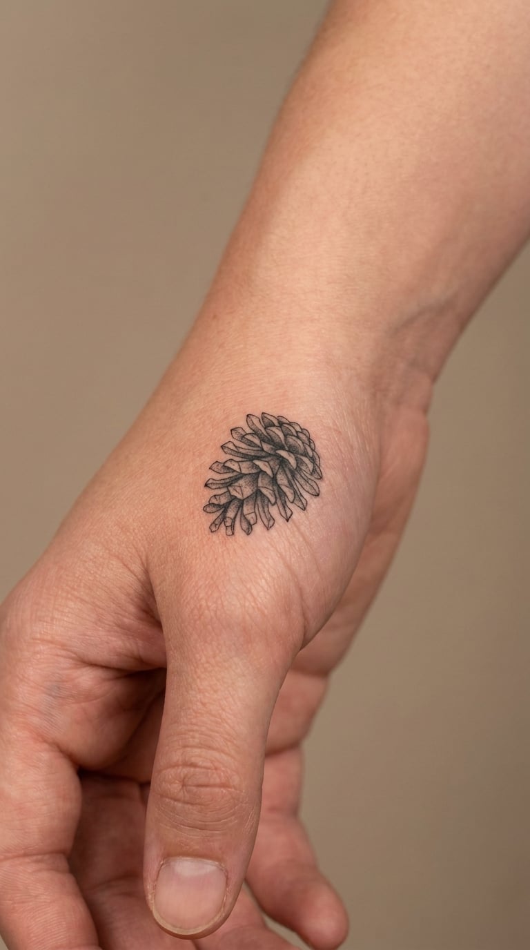 Micro-Realism Fallen Pinecone