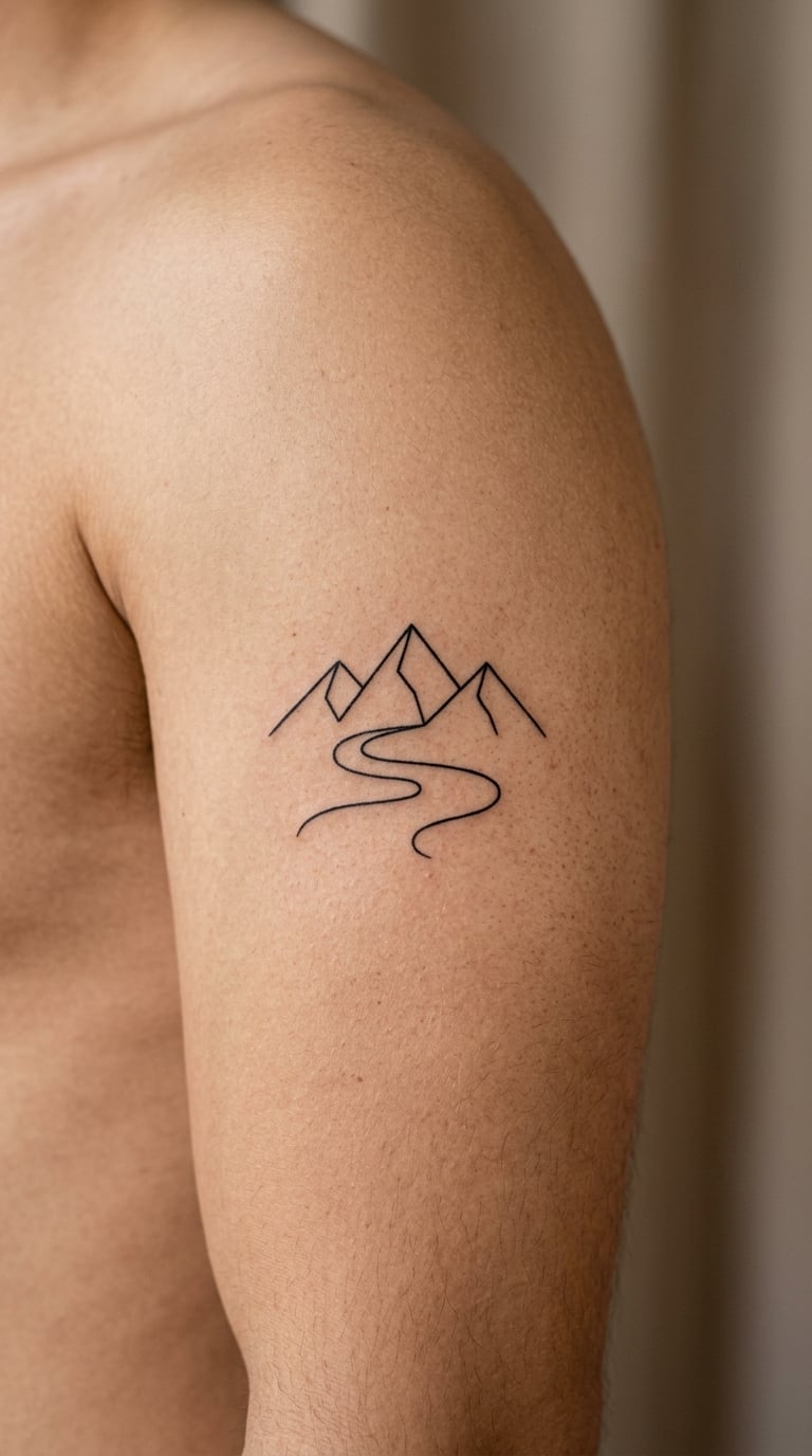 Minimal Mountain River