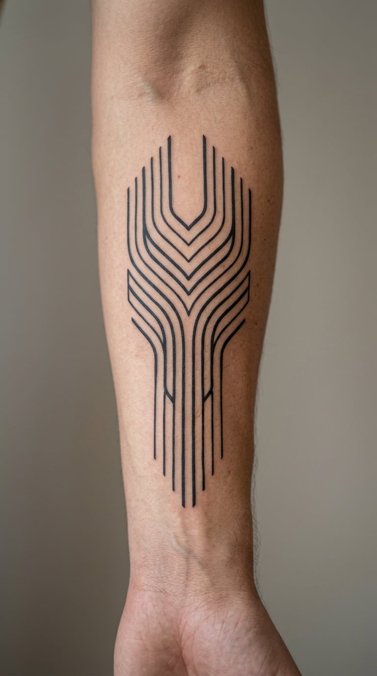 Geometric River Lines