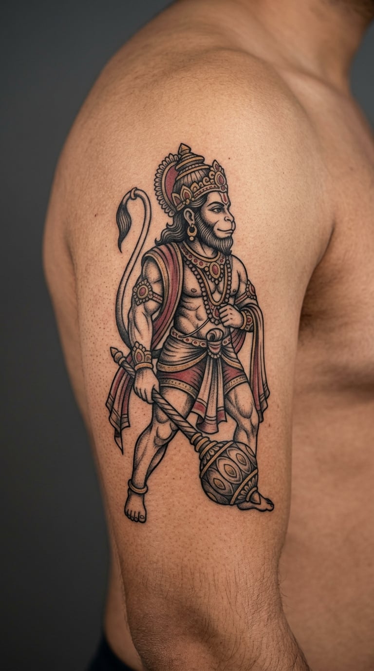 Hanuman in Traditional Styling