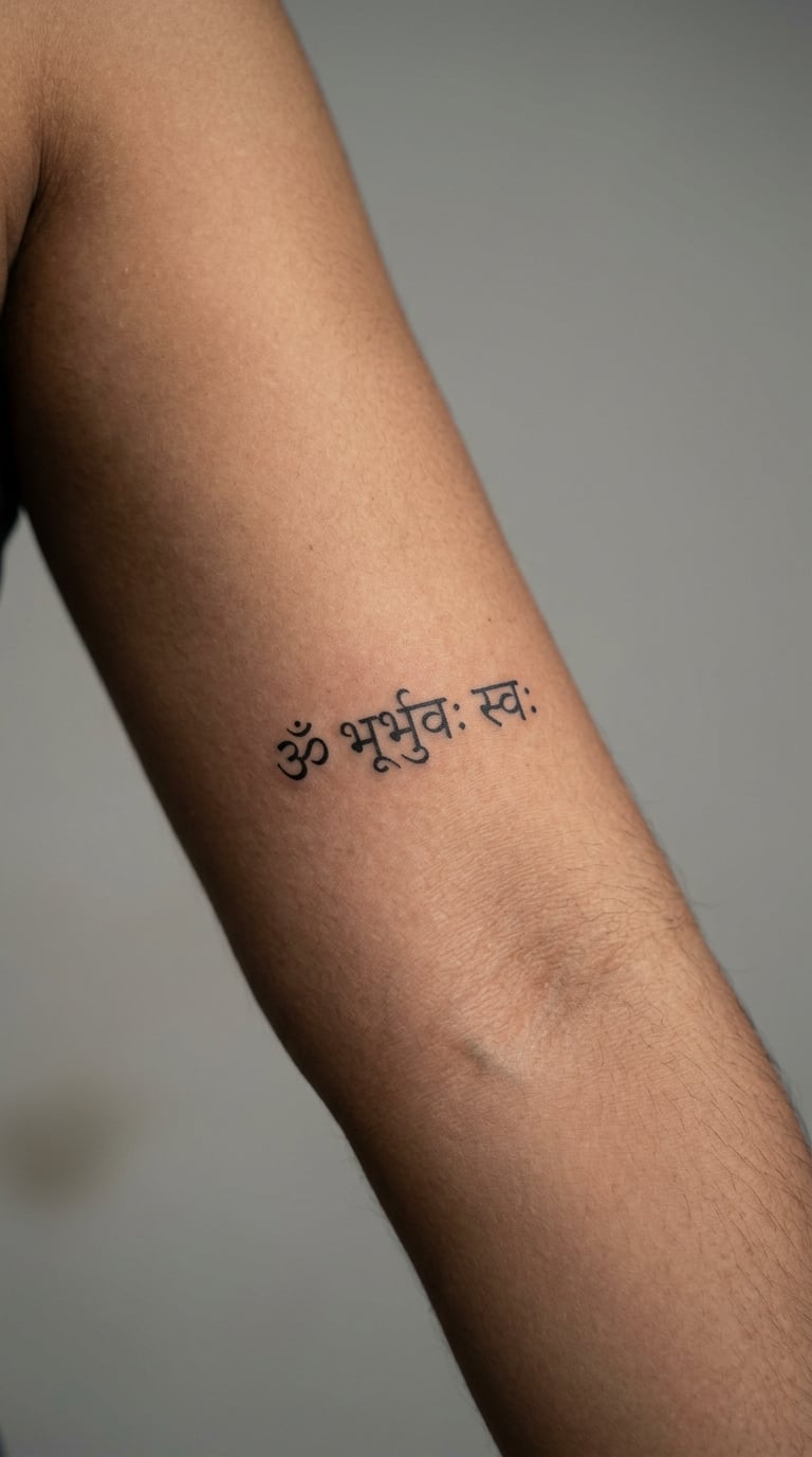 Gayatri Mantra in Devanagari Script