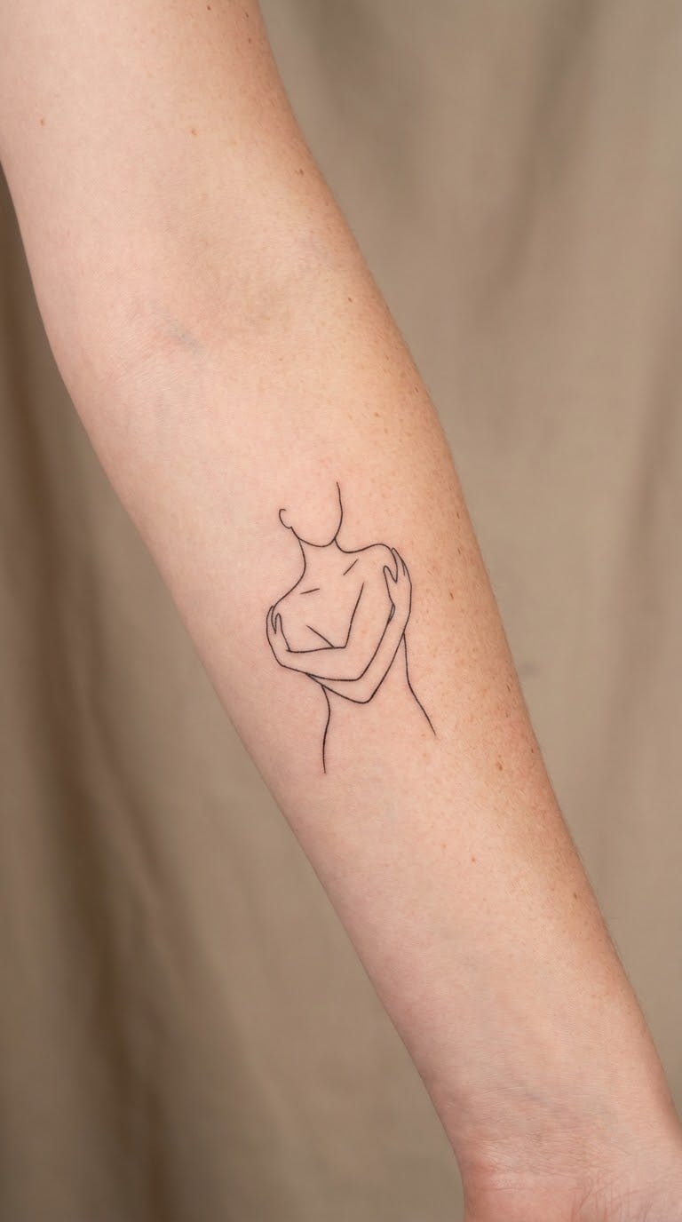 Abstract Self-Holding Figure