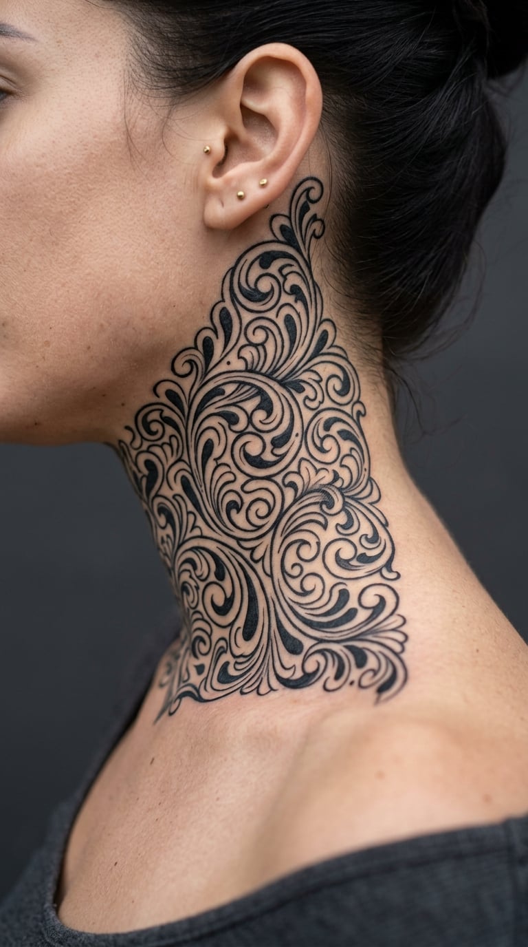 Ornamental Filigree Panel