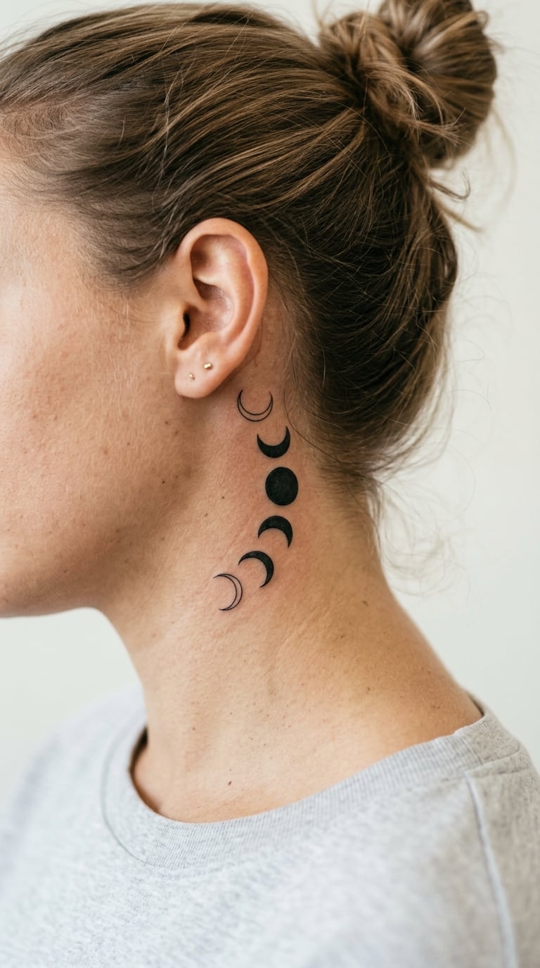 Fine-Line Moon Phase Arc