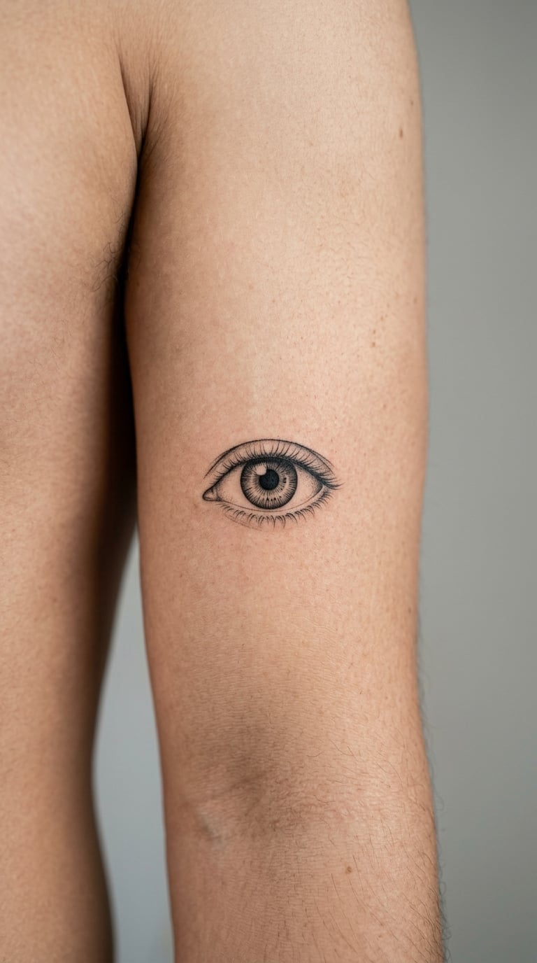 Mini Eye on the Upper Arm
