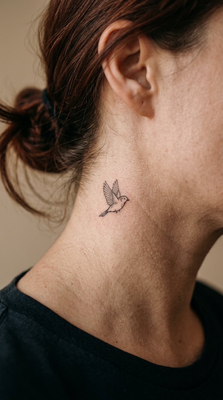 Minimal Sparrow on the Neck