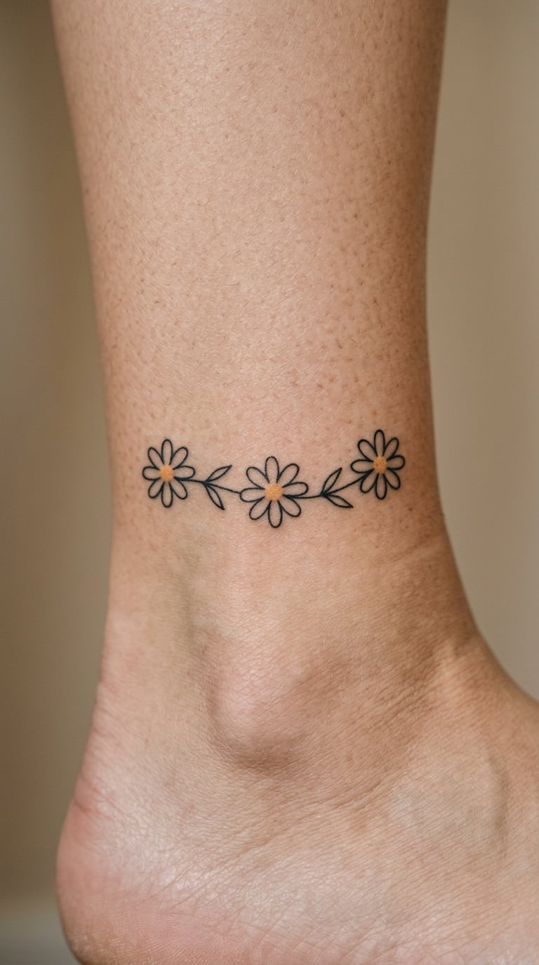 Daisy Chain on the Ankle