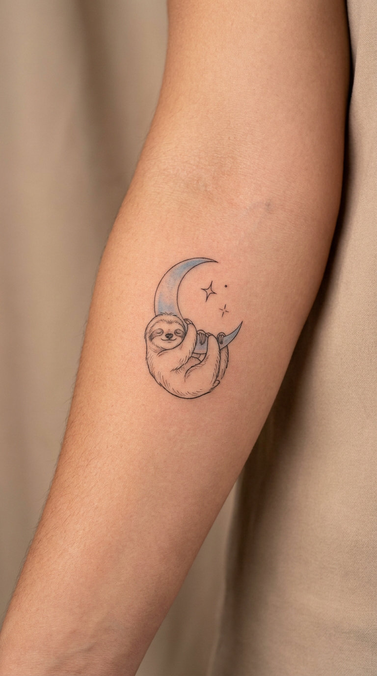 Sloth on a Moon