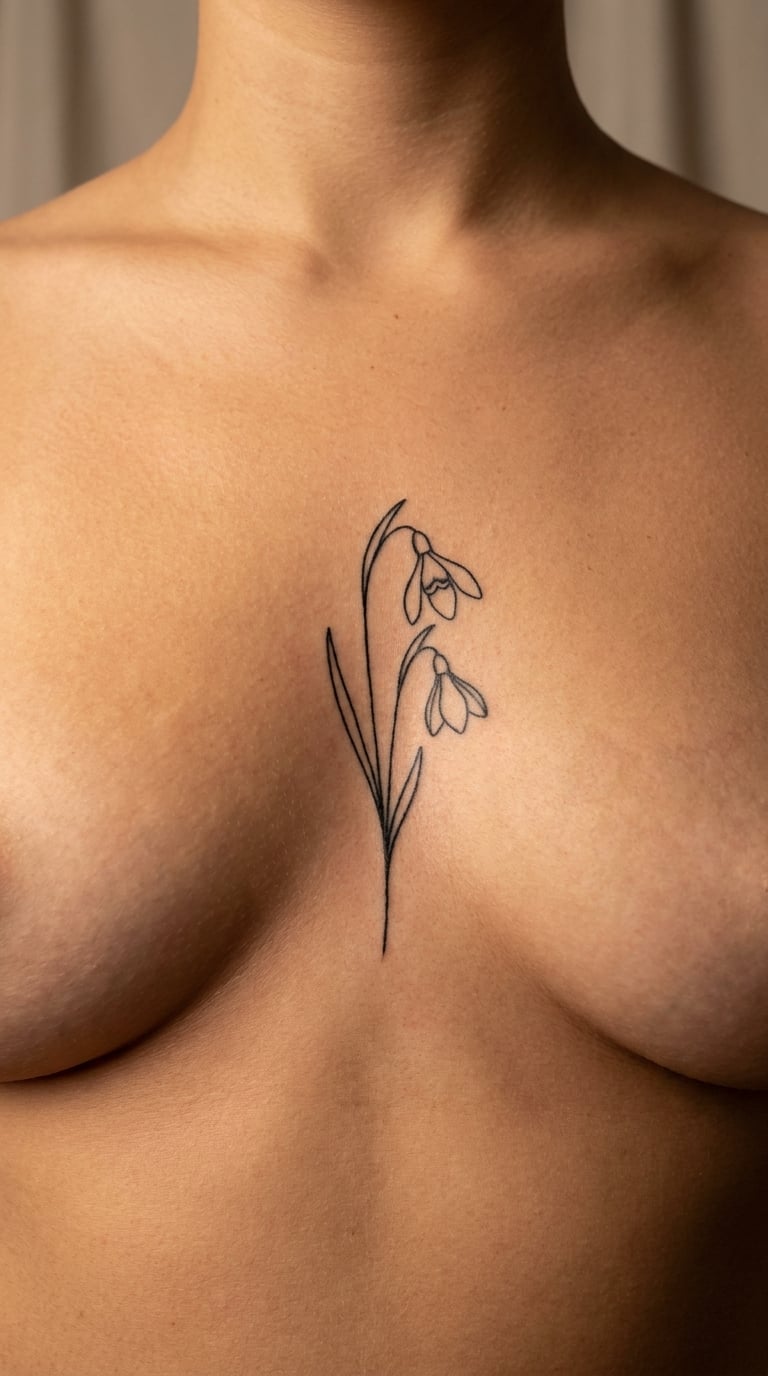 Minimal Snowdrop on the Sternum