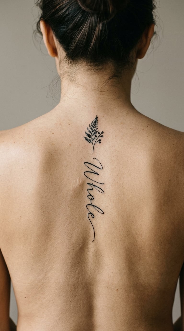 "Whole" with a Single Botanical Accent