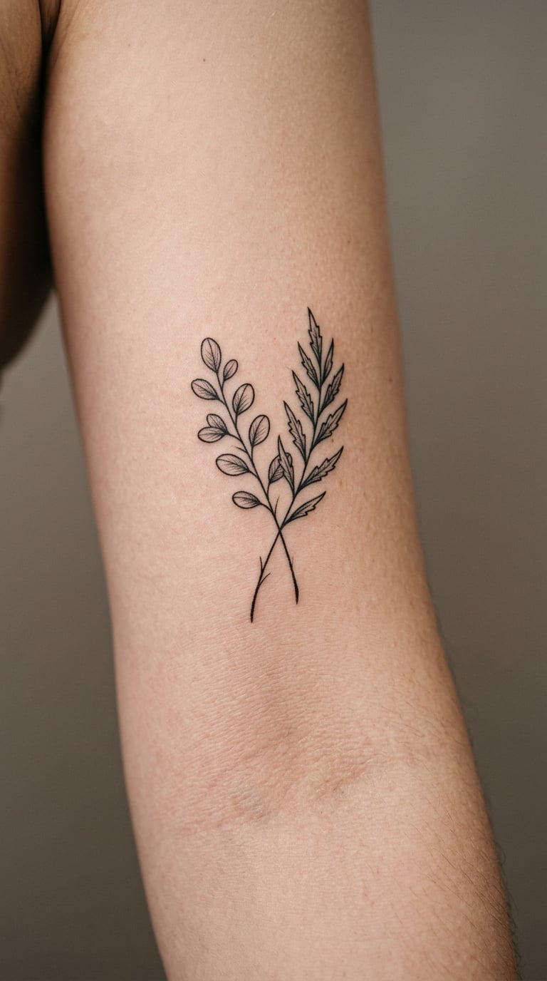 Two Botanical Stems