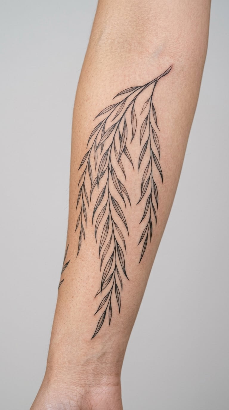Single Willow Branch