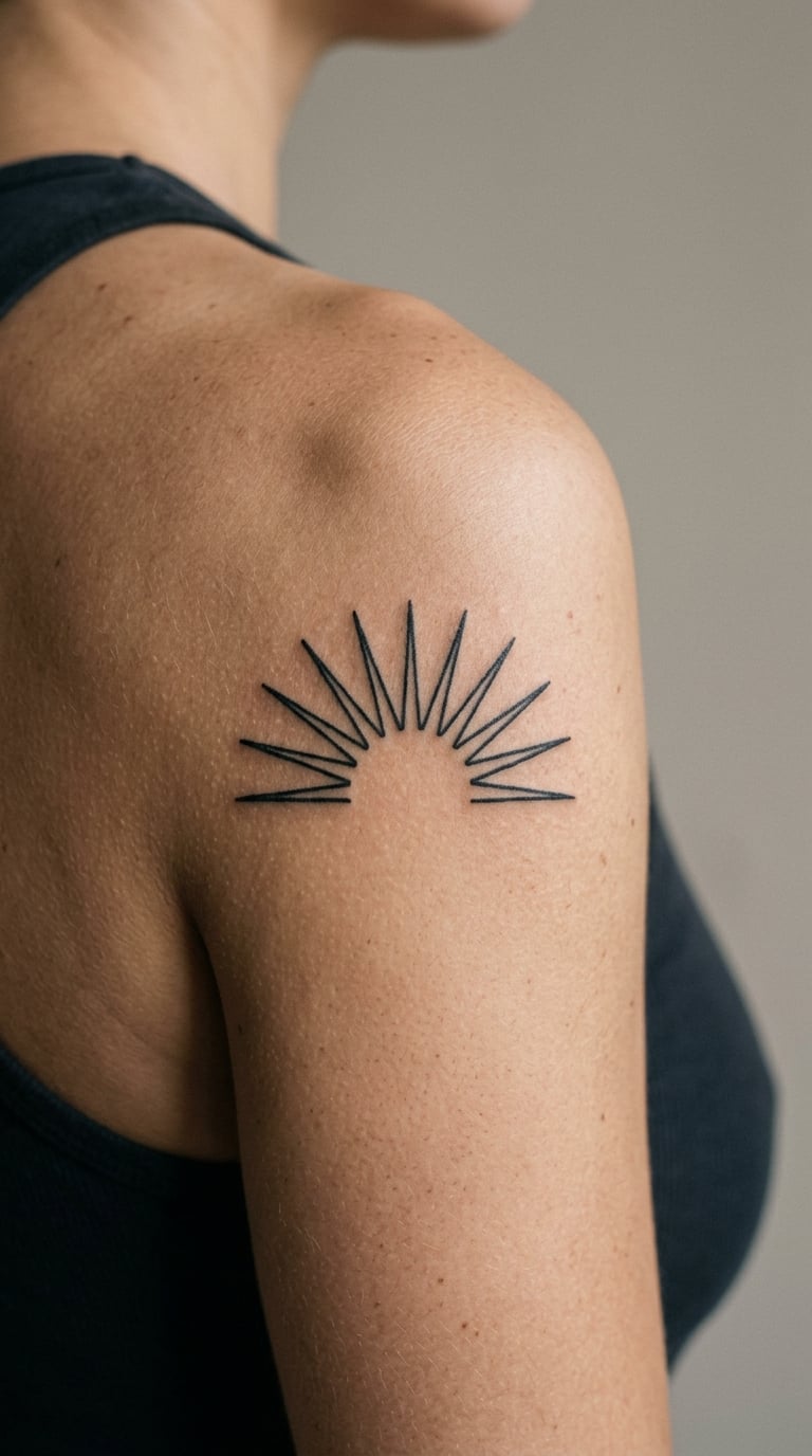 Small Sunburst on the Shoulder
