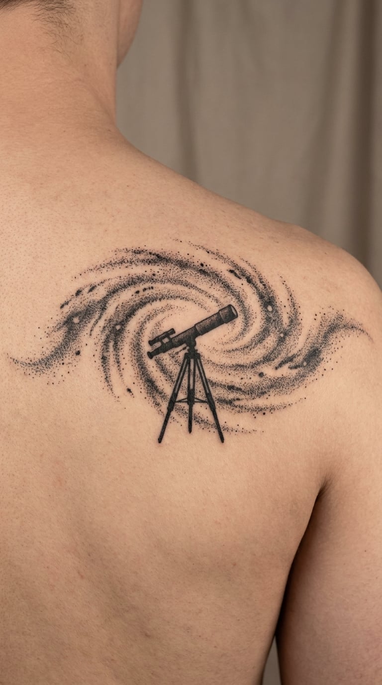Dotwork Milky Way Telescope