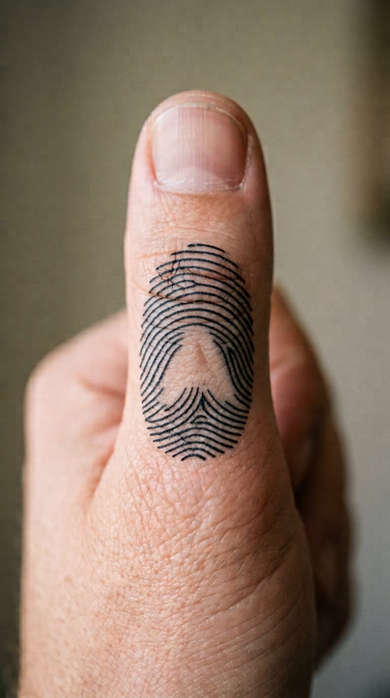 Geometric Fingerprint With a Hidden Initial