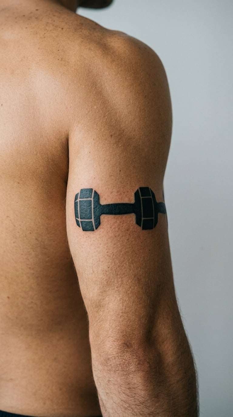 Blackwork Dumbbell