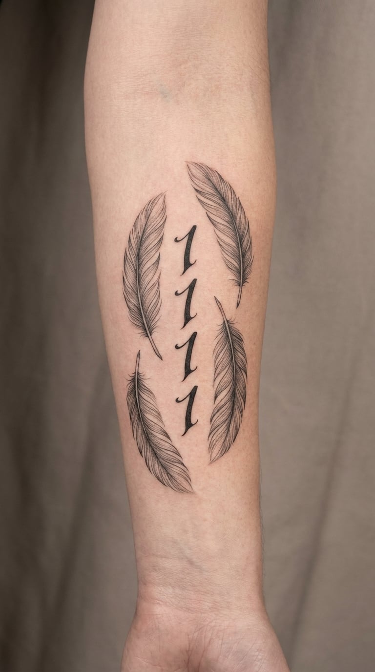Four Feathers and Four Ones