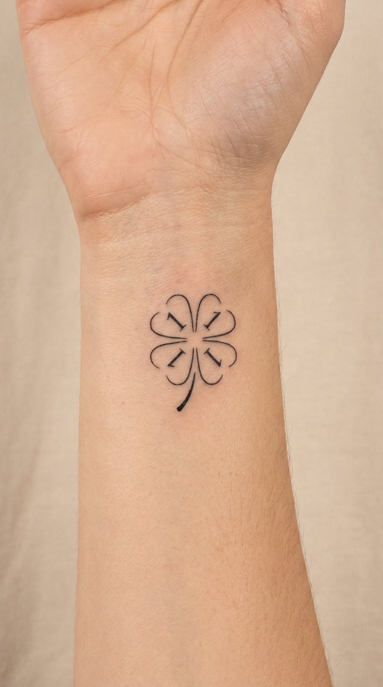 Four-Leaf 1111 Motif