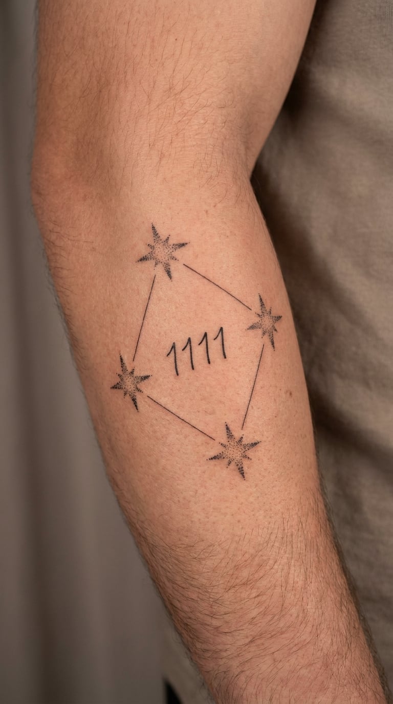 Dotwork 1111 Constellation