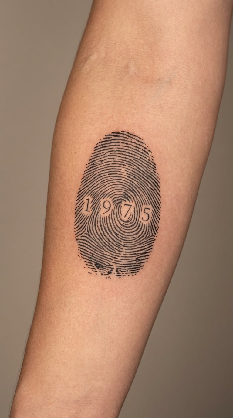 Fingerprint Lines Forming 1111