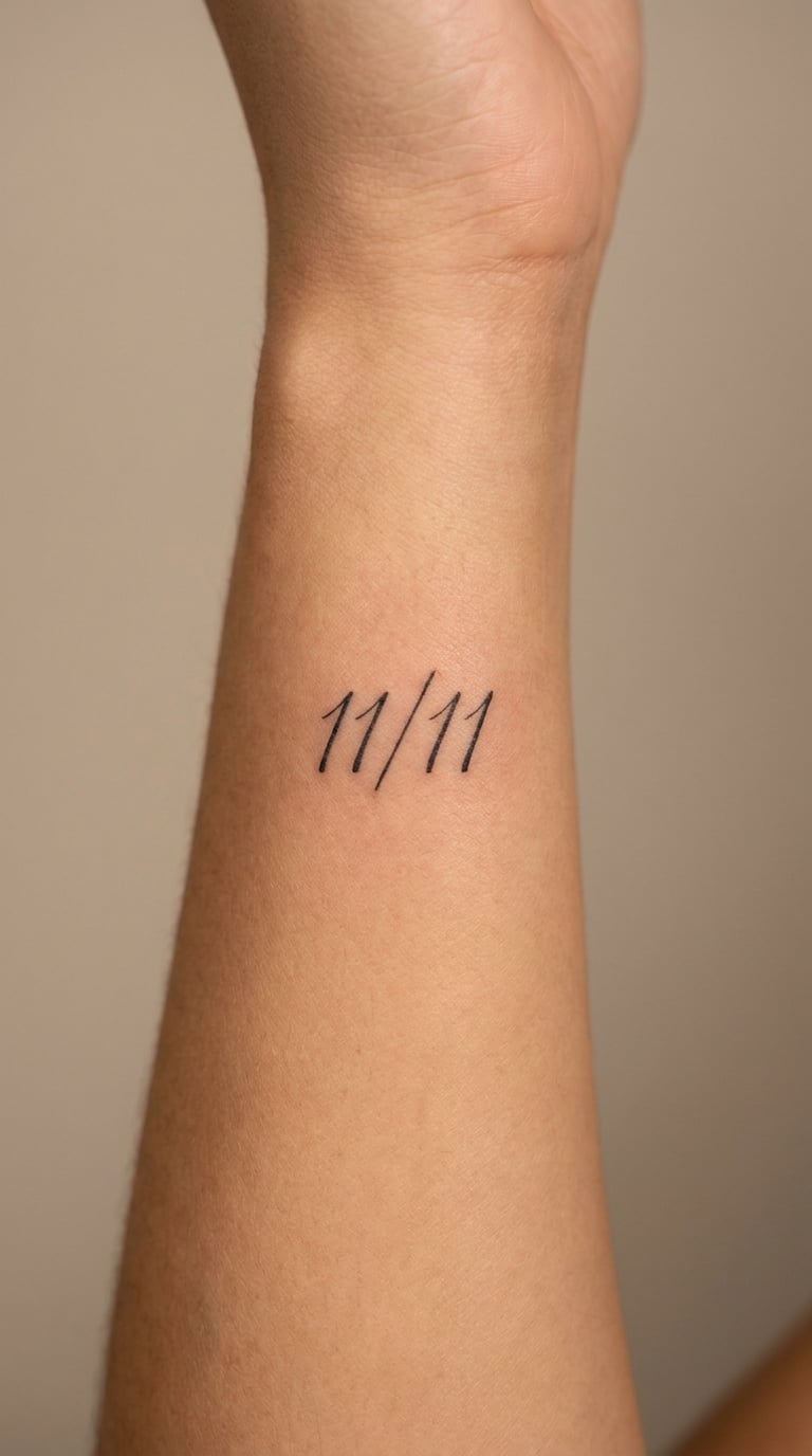 11/11 Date Tattoo
