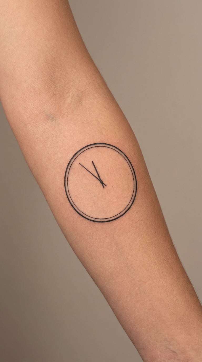 11:11 Clock-Face Tattoo