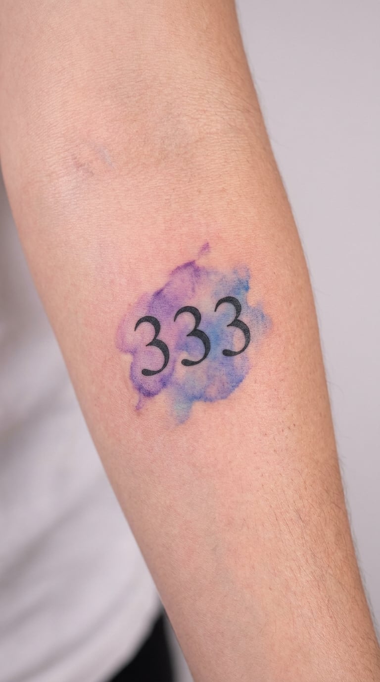 333 With a Watercolor Halo