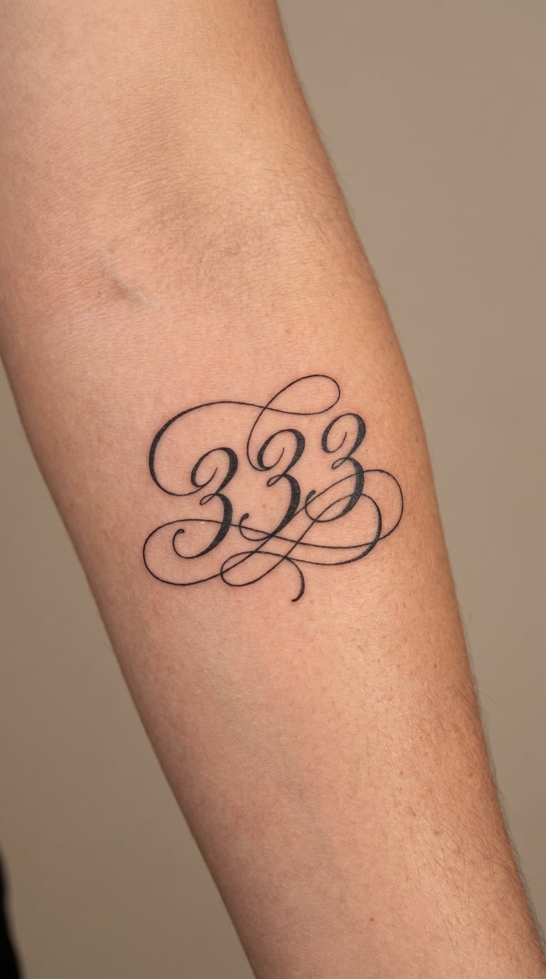 Calligraphic 333 With Looping Connectors