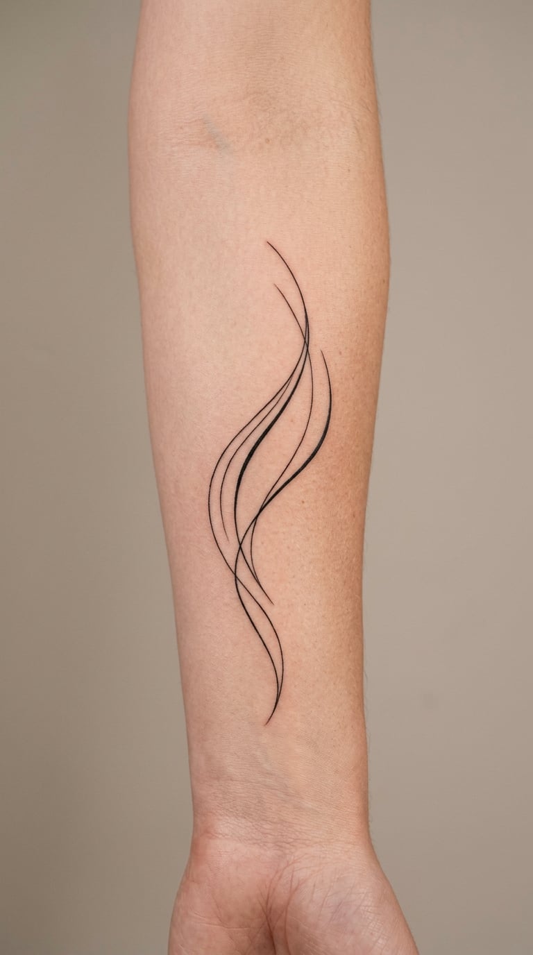 Flowing Abstract Lines