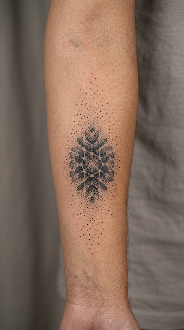 Abstract Dotwork Field
