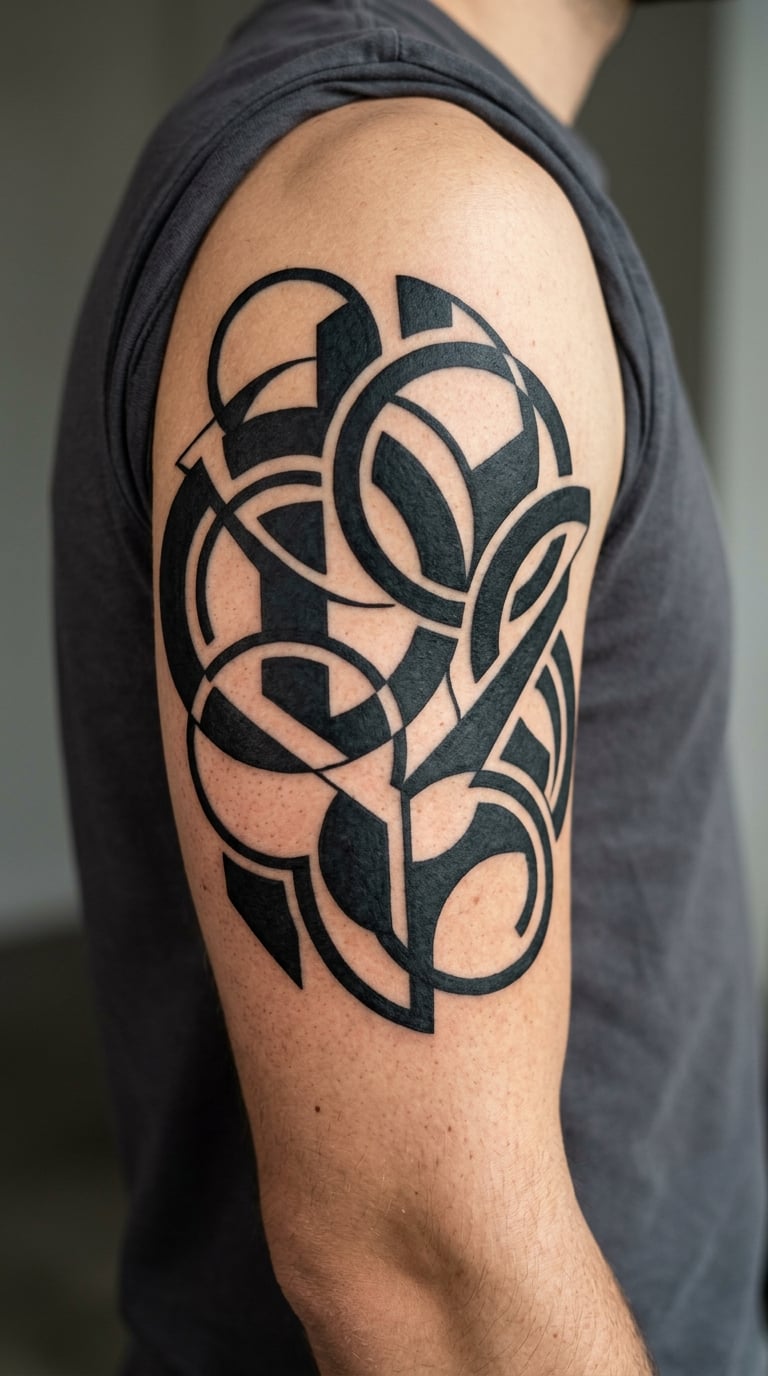 Interlocking Abstract Shapes