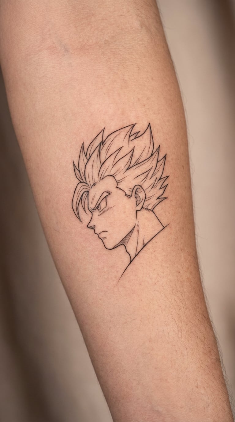 Fine-Line Manga Hero Profile