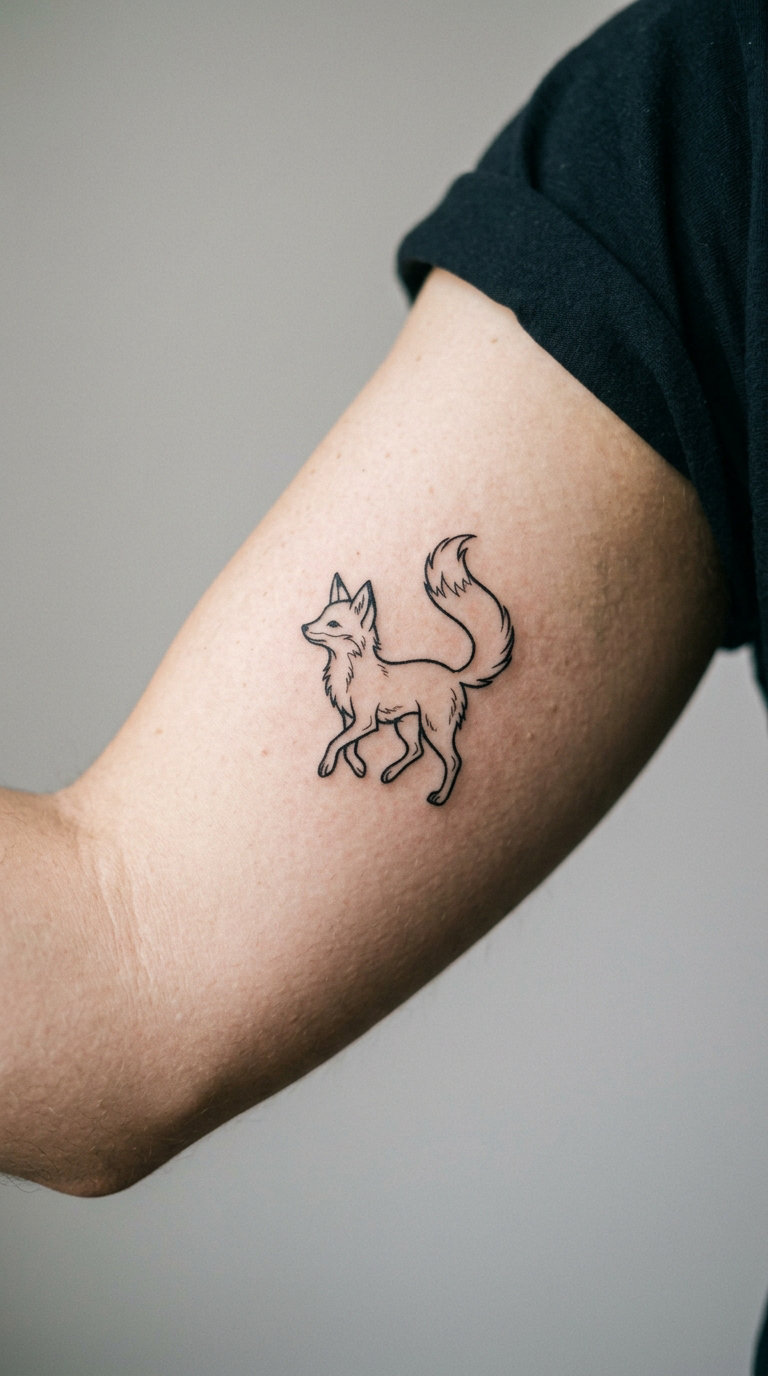 Tiny Forest Familiar on the Inner Arm